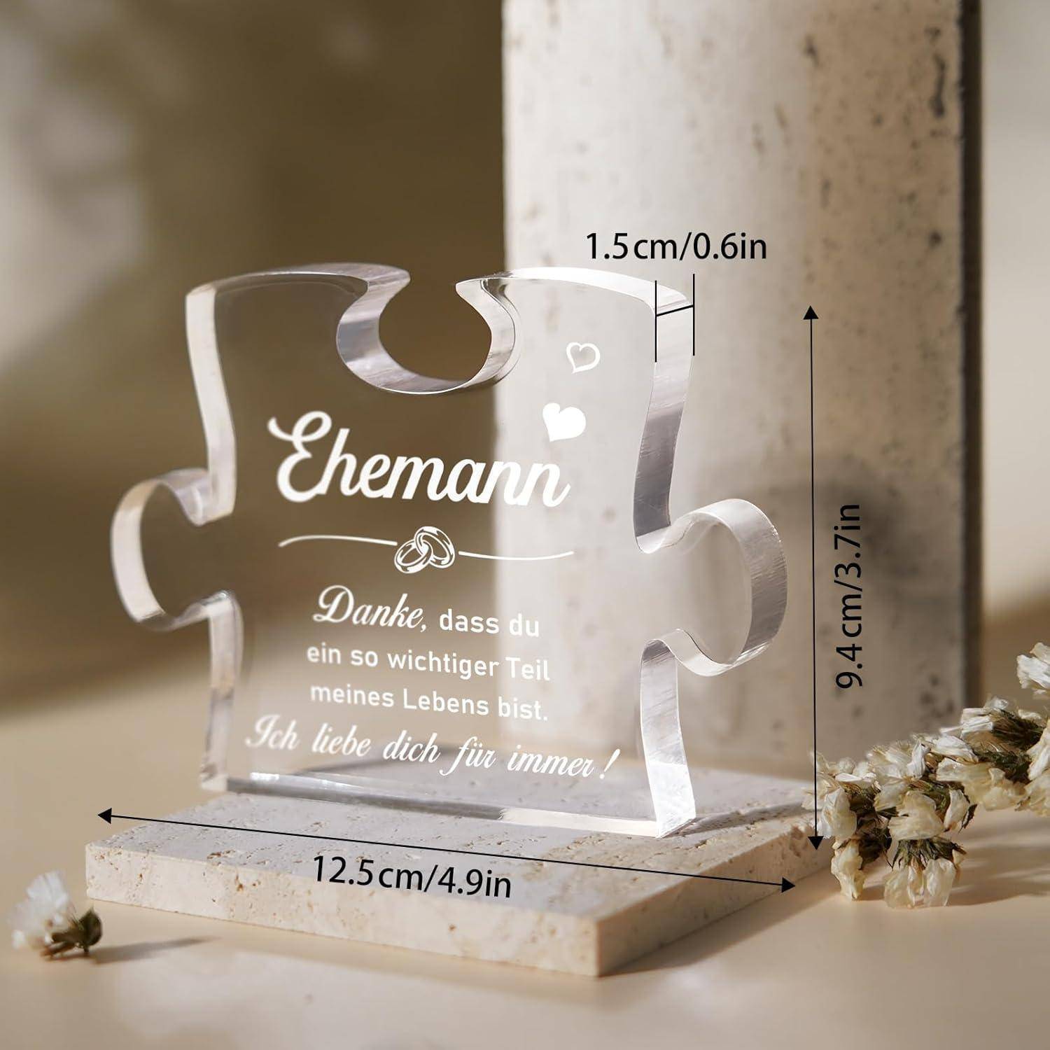 Geschenk Ehemann Acryl Puzzle Sinnvolle Geschenke Männer Liebe Dich