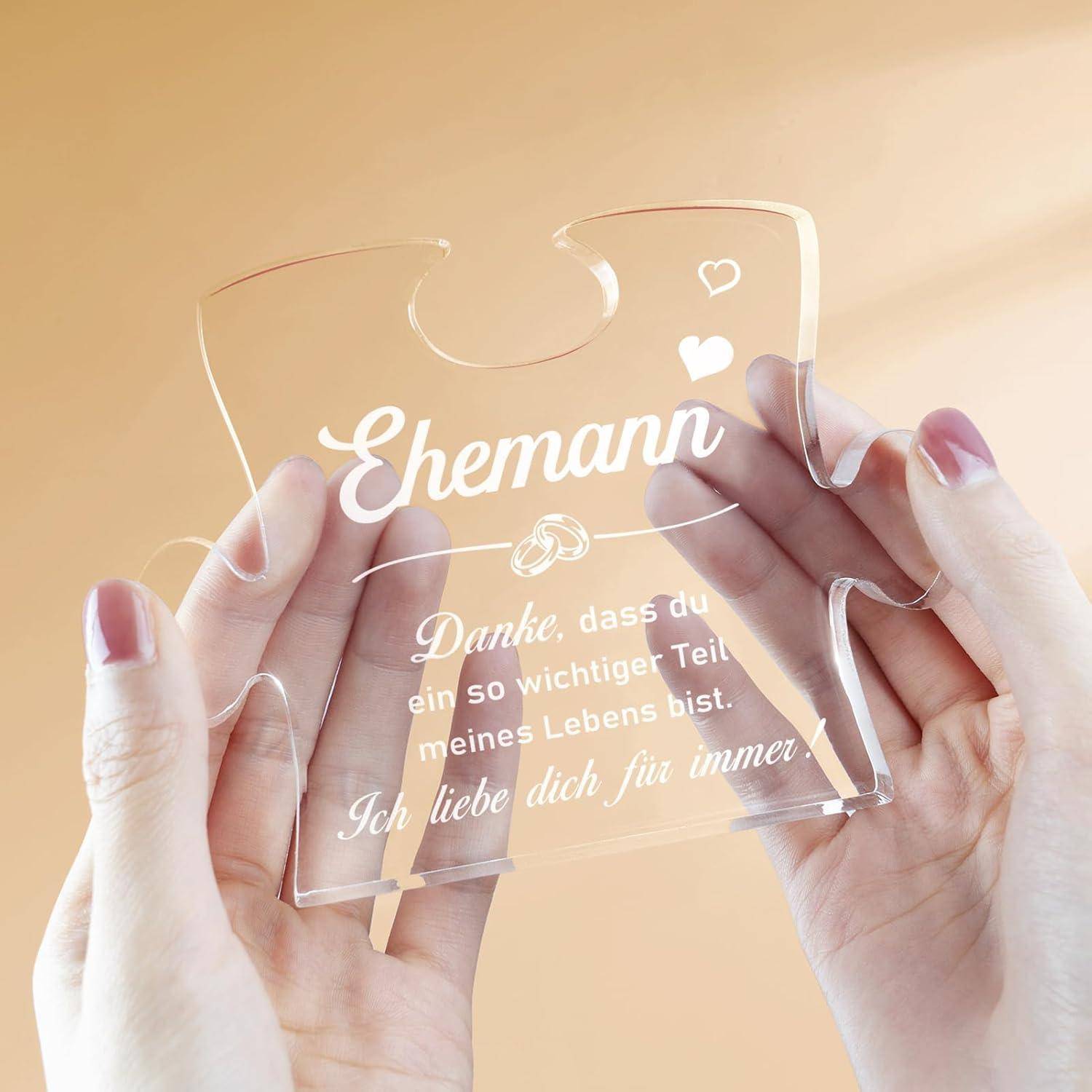 Geschenk Ehemann Acryl Puzzle Sinnvolle Geschenke Männer Liebe Dich