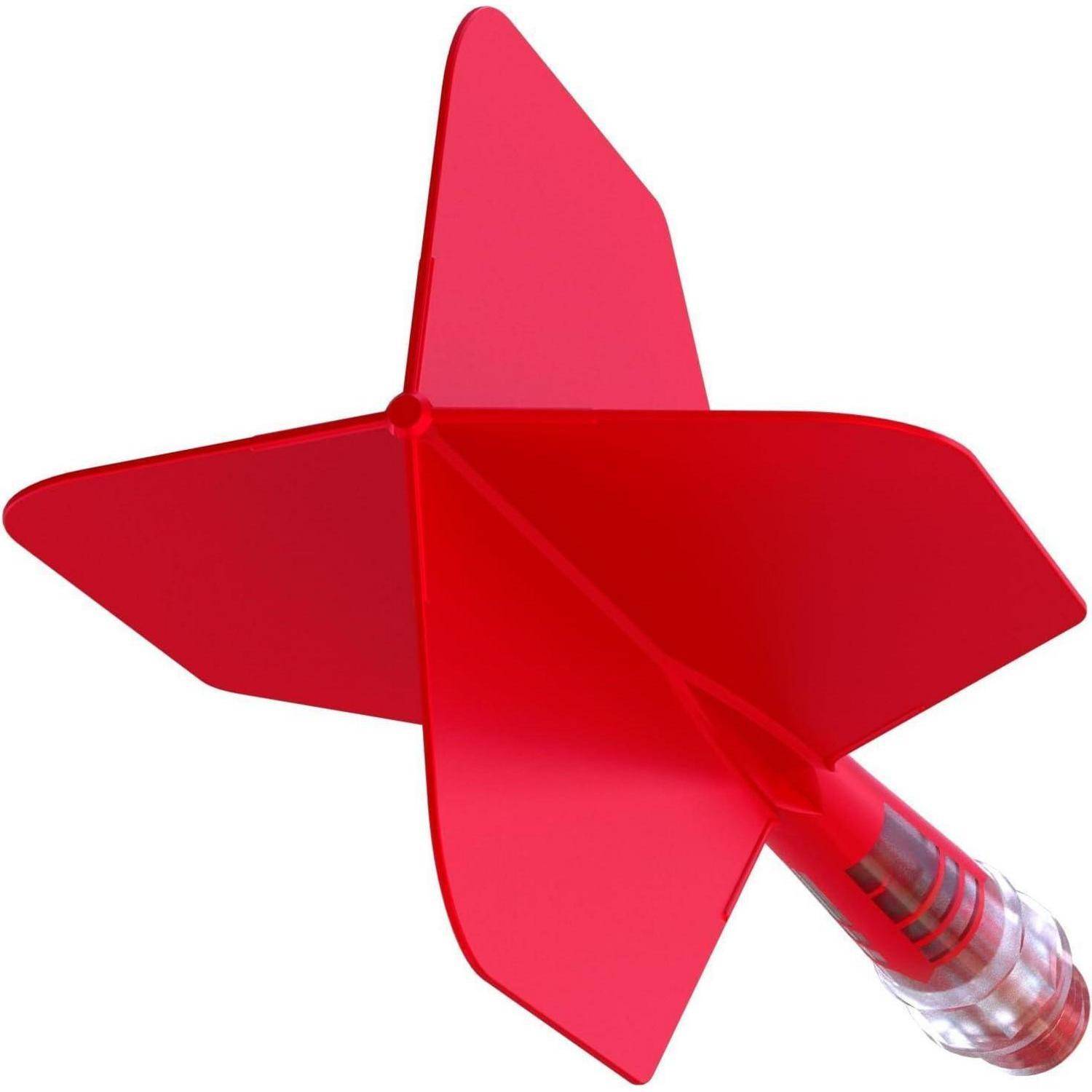 Dartschaft Carbon Integriert Flight roter Flight roter Schaft Größe 1