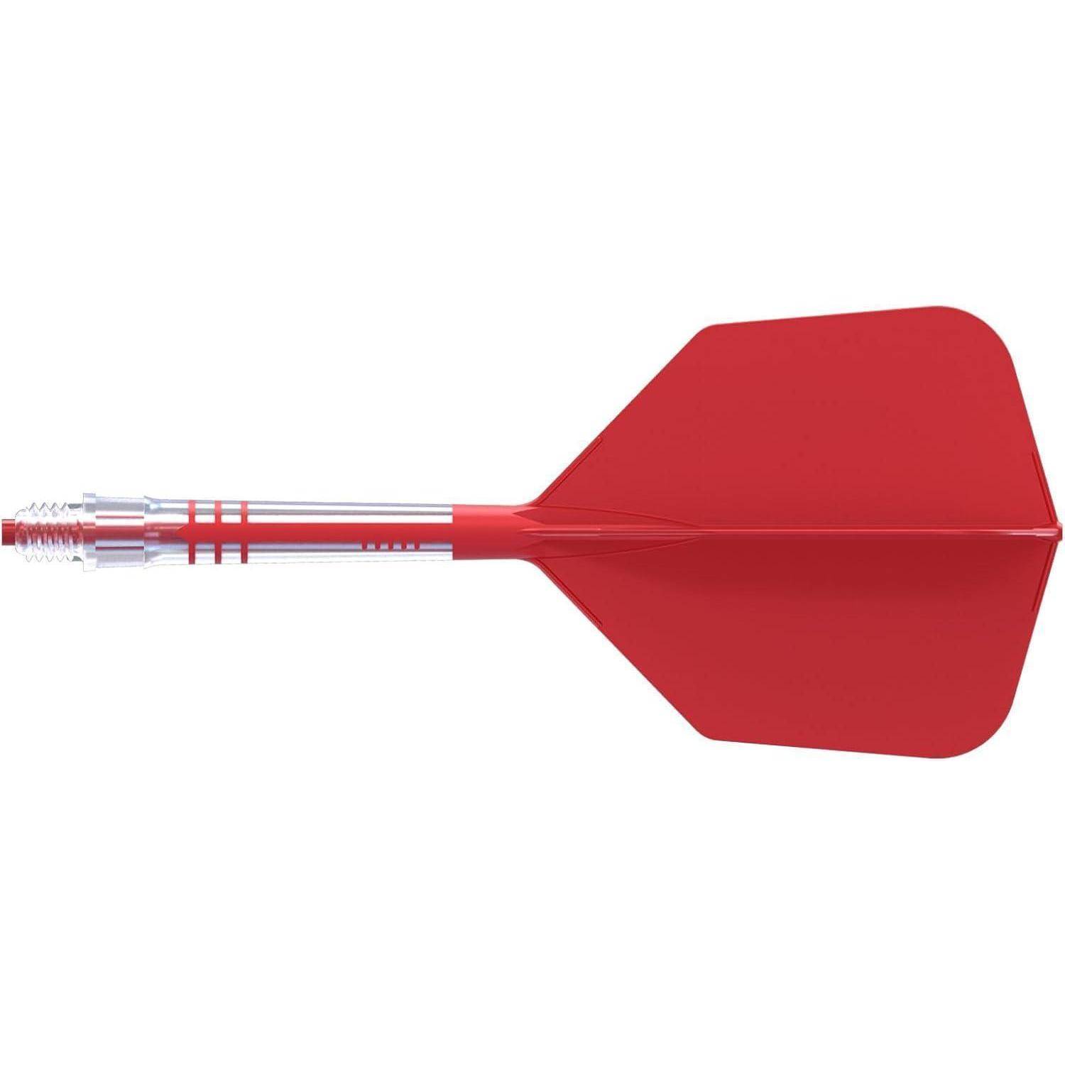 Dartschaft T19 Carbon Integriert roter Flight roter Schaft Größe 5