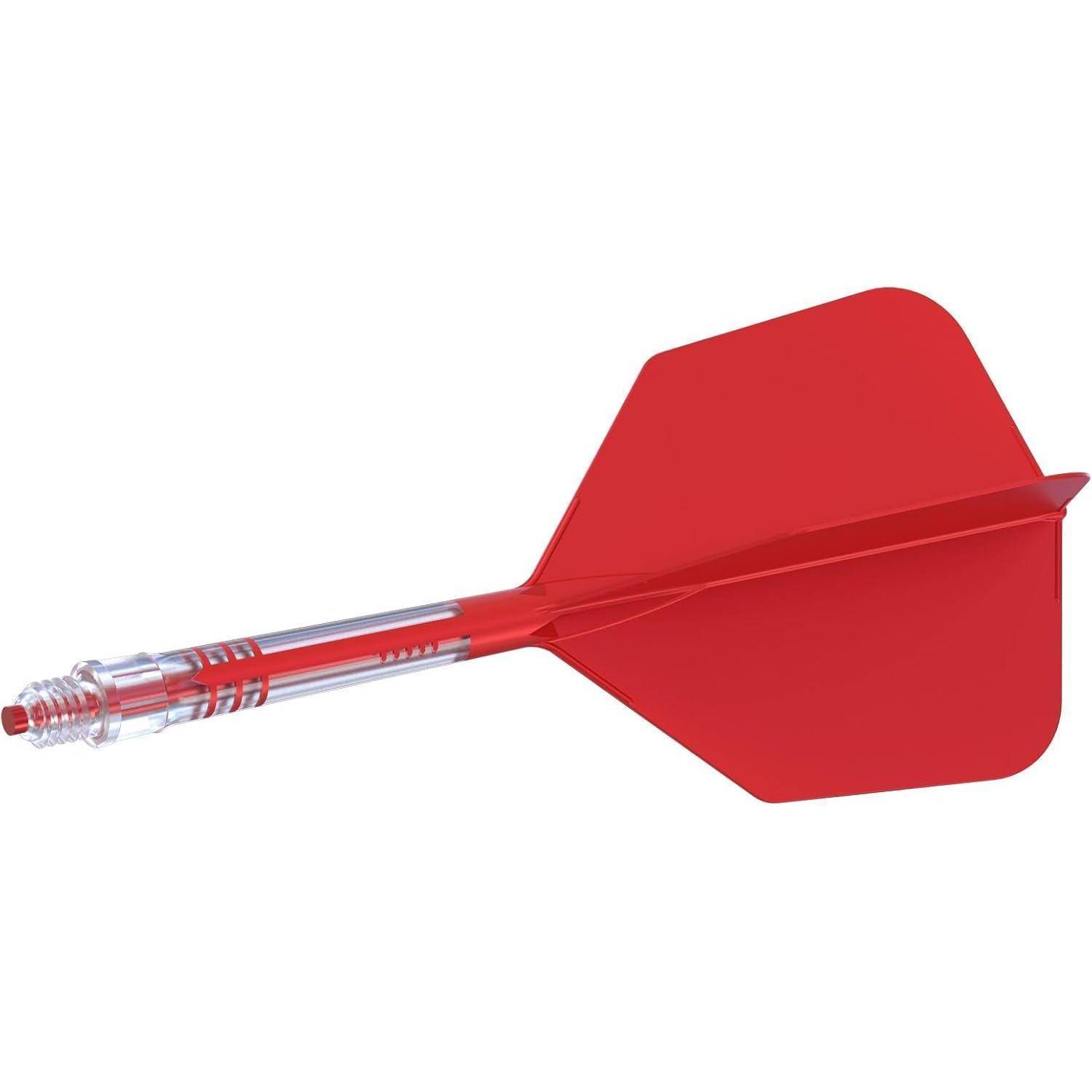 Dartschaft T19 Carbon Integriert roter Flight roter Schaft Größe 5