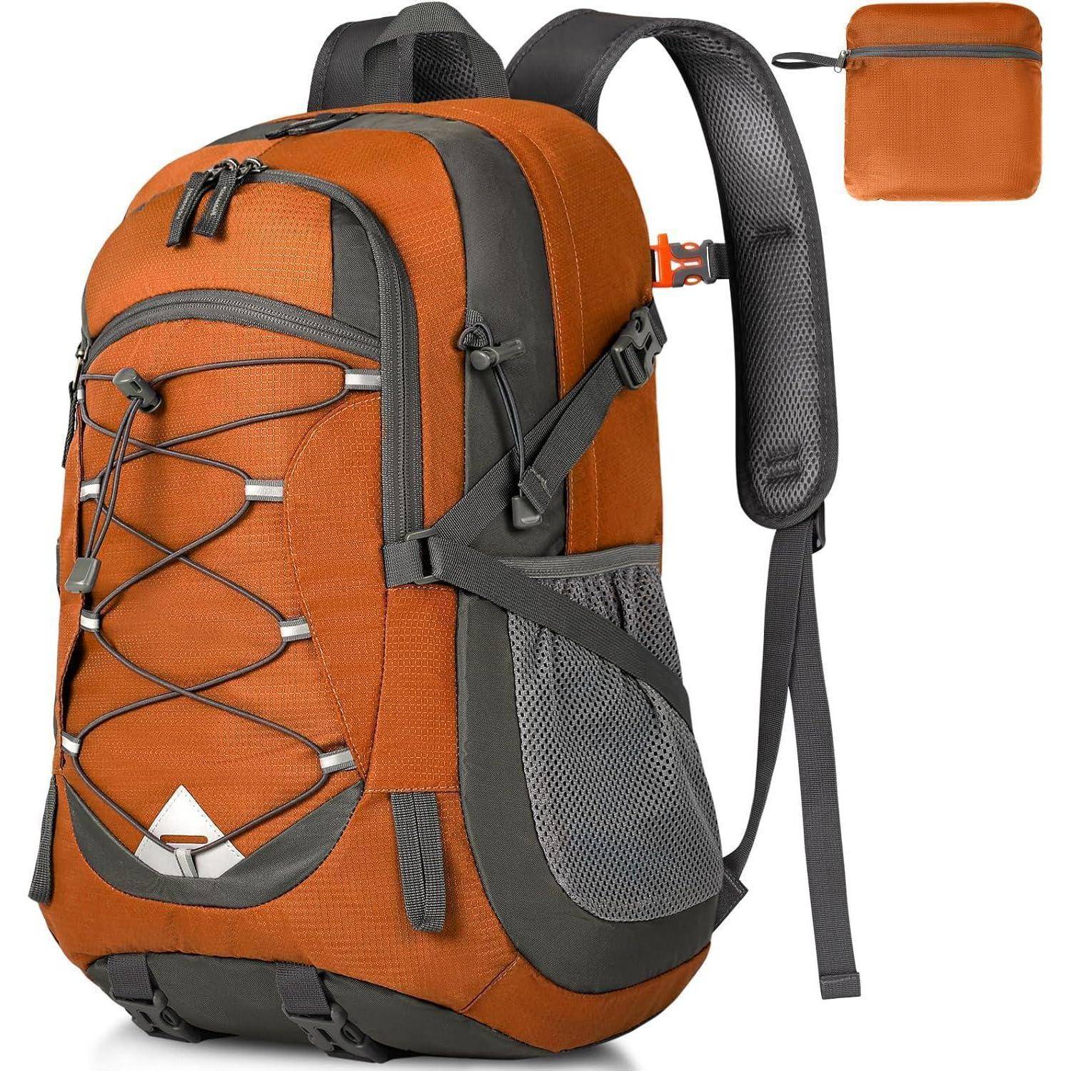 Wanderrucksack 40L Wasserdicht Leicht Faltbarer Trekkingrucksack