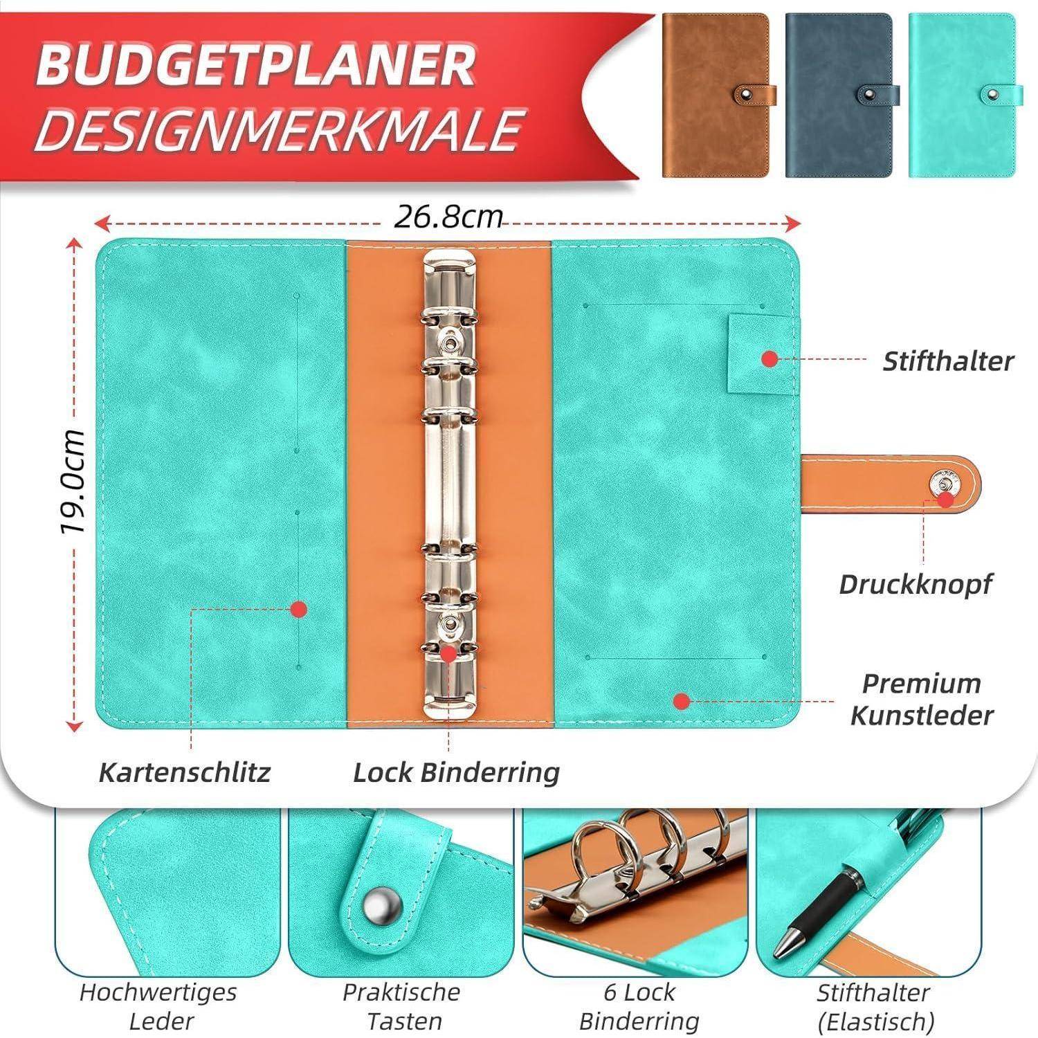 Budget Planner Deutsch Geld Sparen inkl. 8 Sparchallenges