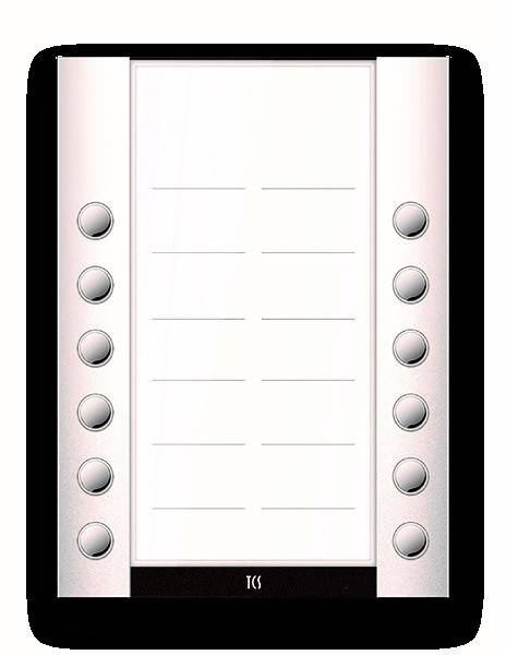 Ein digitales Gerät mit einem Bildschirm und zwei Spalten von Tasten an den Seiten, das für das Lesen und die Navigation entwickelt wurde.