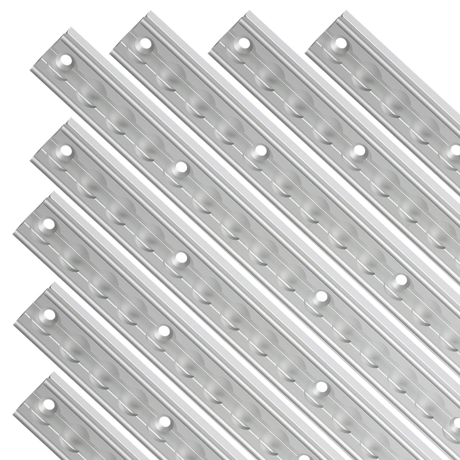 Wohnmobil Zubehör, 1m Aluminium Airlineschiene Zurrösen mit 24 Einfach Fitting