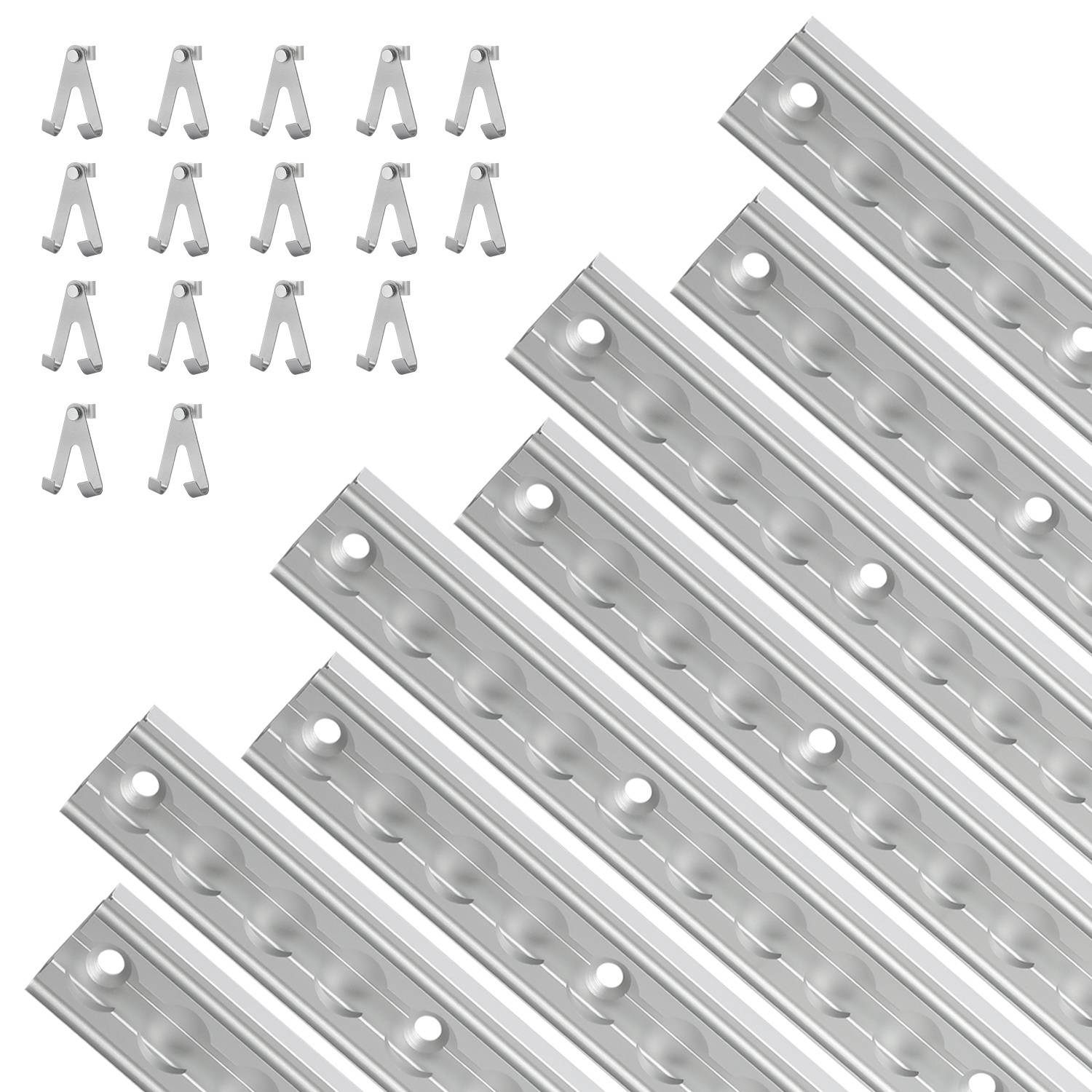 Wohnmobil Zubehör, 1m Aluminium Airlineschiene Zurrösen mit16 Einfach Fitting