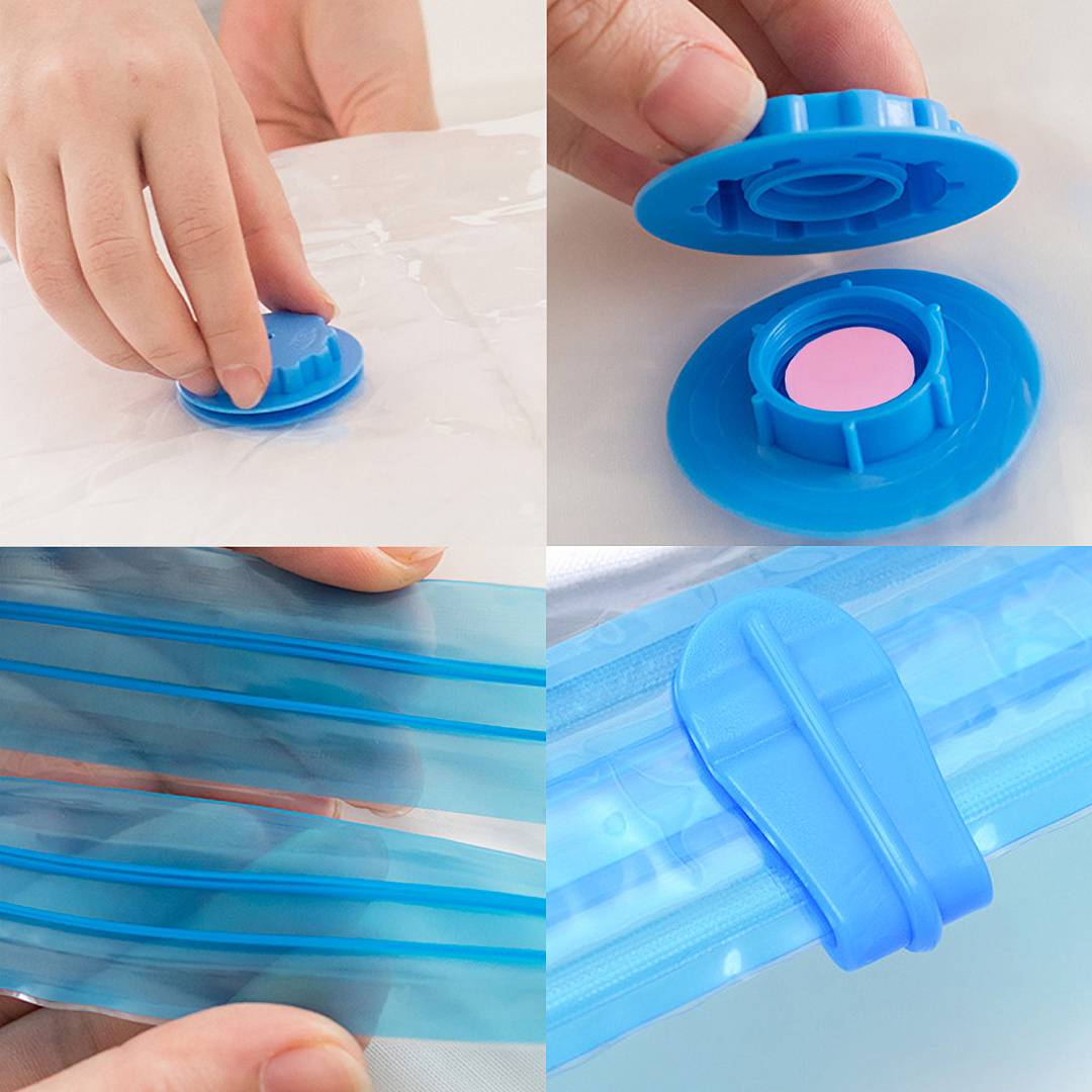 5x 40*60cm Vakuumbeutel Aufbewahrungsbeutel Vakuum Vacuum Beutel für Kleidung Betten