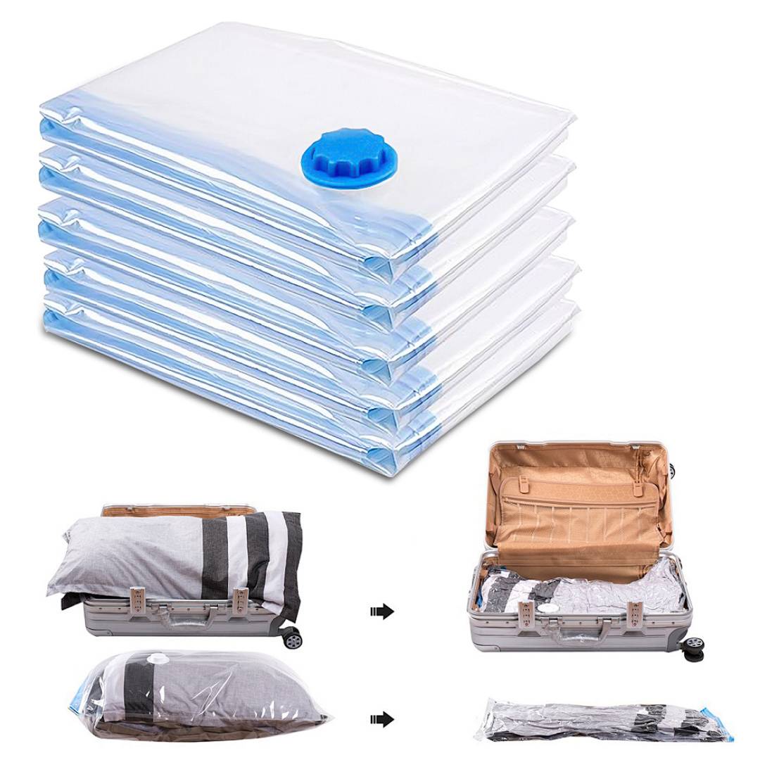 6x 40*60cm Vakuumbeutel Aufbewahrungsbeutel Vakuum Vacuum Beutel für Kleidung Betten