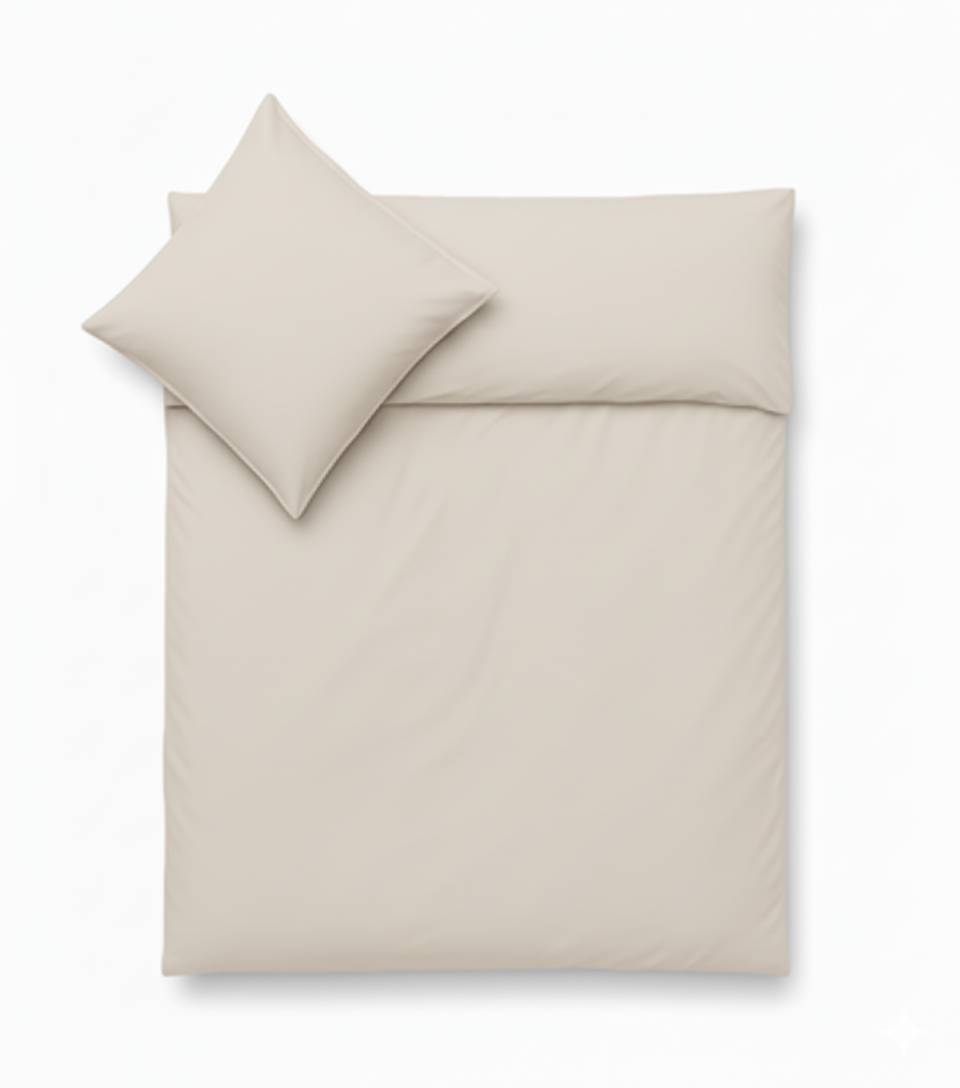 Julido Jersey Bettwäsche 135x200cm 100% Baumwolle weich atmungsaktiv Taupe