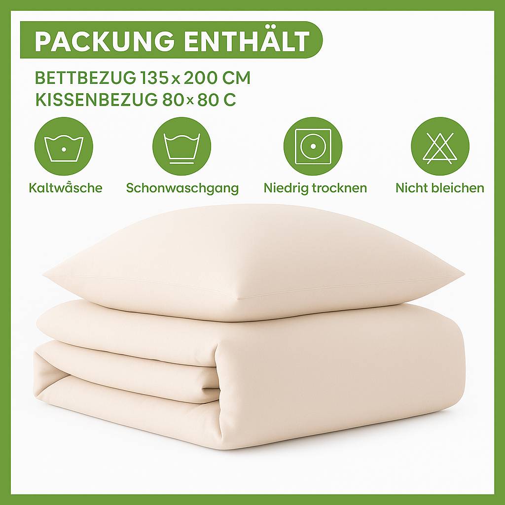 Julido Jersey Bettwäsche 135x200cm 100% Baumwolle weich atmungsaktiv Rosa Pink