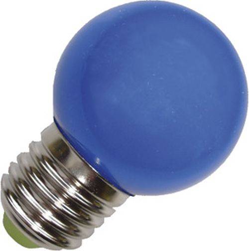 LED-Tropfenlampe E27 1W / 230V / blau