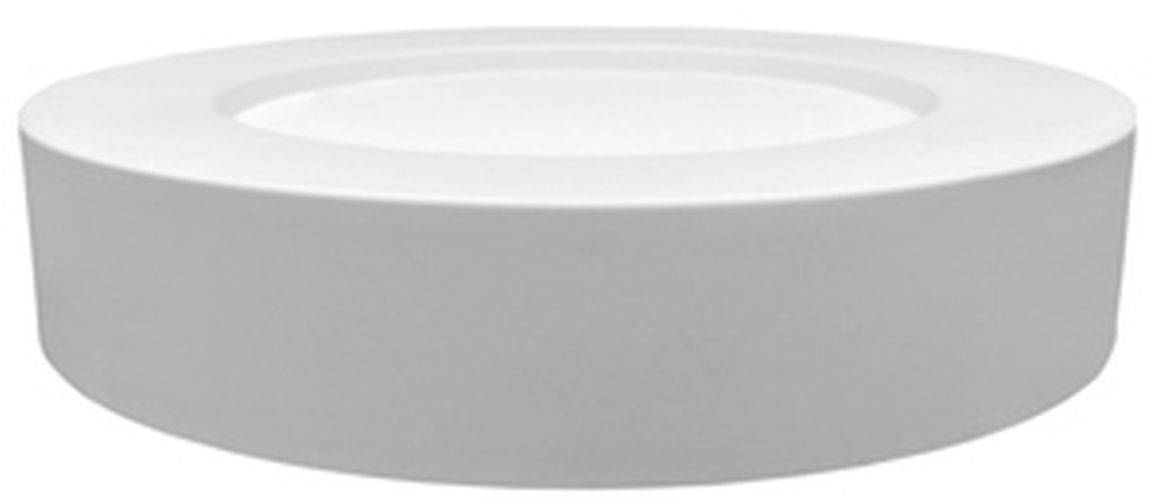 LED Ein-/Unterbau-Panel dimmbar IP44 11W/3000K/720lm/90° ø177x39mm wws