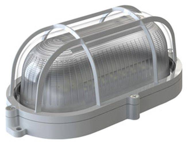 LED Oval-Leuchte IP44 9W / 230V / 900lm / 4000K / Farbe: weiss