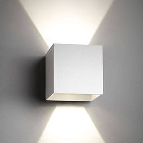 LED-Aussenleuchte CUBE 81-4006 6W, 3000K, 500lm,100x100x100mm, weiss