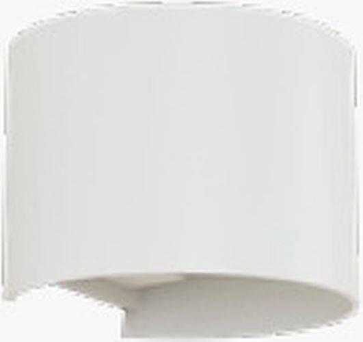 LEDAussenleuchte CUBE rund 81-4103 12W, 3000K, 900lm,140x100x100mm, weiss