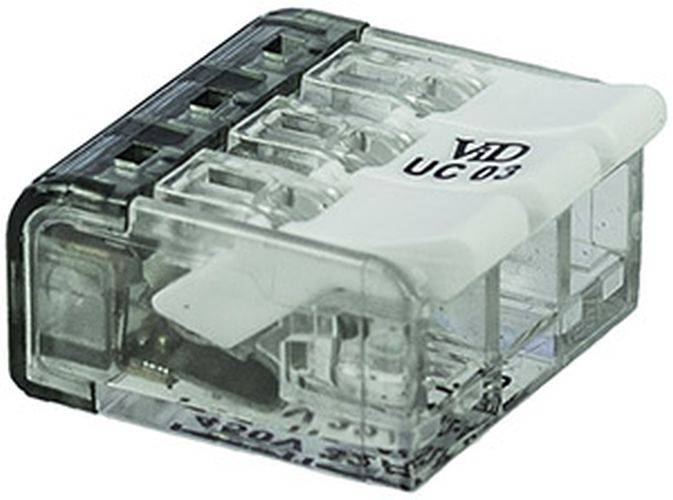 DON Hebelklemme t/g 3-polig 900411 3x0,2-4mm² VE50