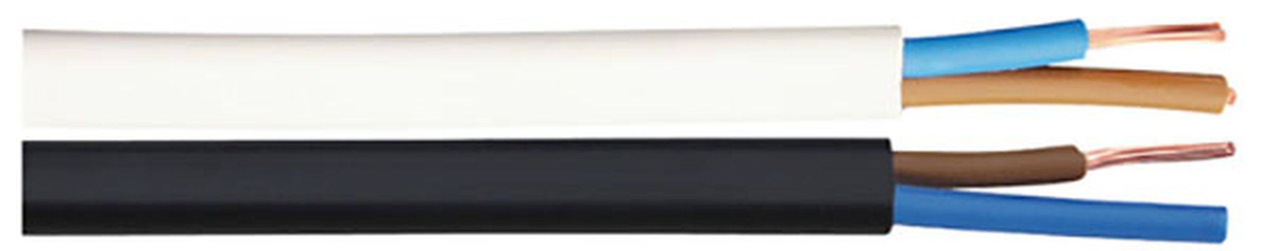 Ein horizontales elfenbein- und schwarzes rechteckiges Gebilde.