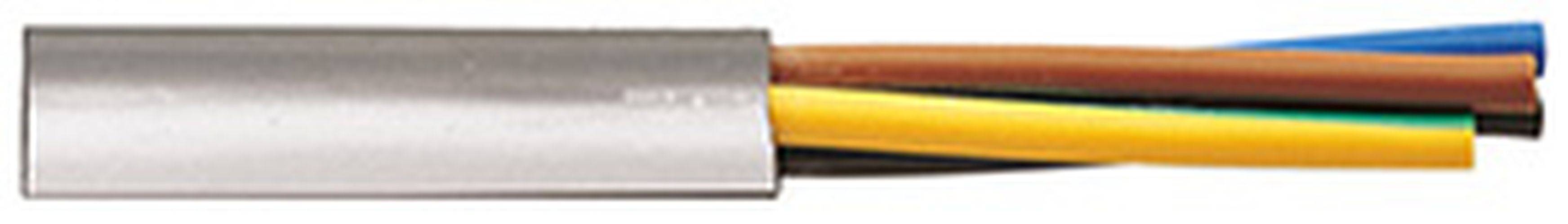 Nahaufnahme einer angespitzten Bleistiftspitze, die die Holzmaserung und den Graphitkern zeigt.