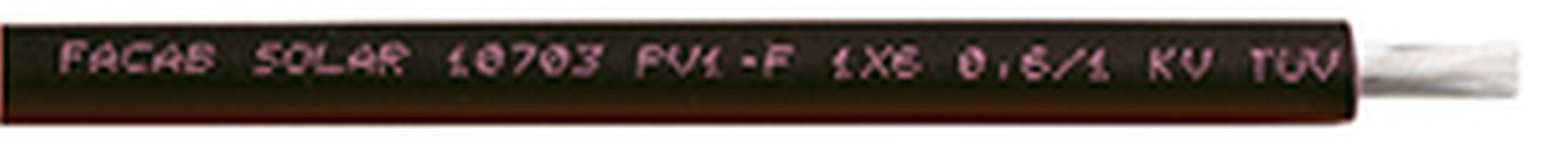 Ein schwarzer Balken mit undeutlichen weißen und roten Symbolen.