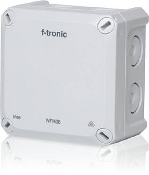 FTRO FR-Abzweigkasten 85x85x54mm NFK08GR Durchstoßmembran IP66 grau