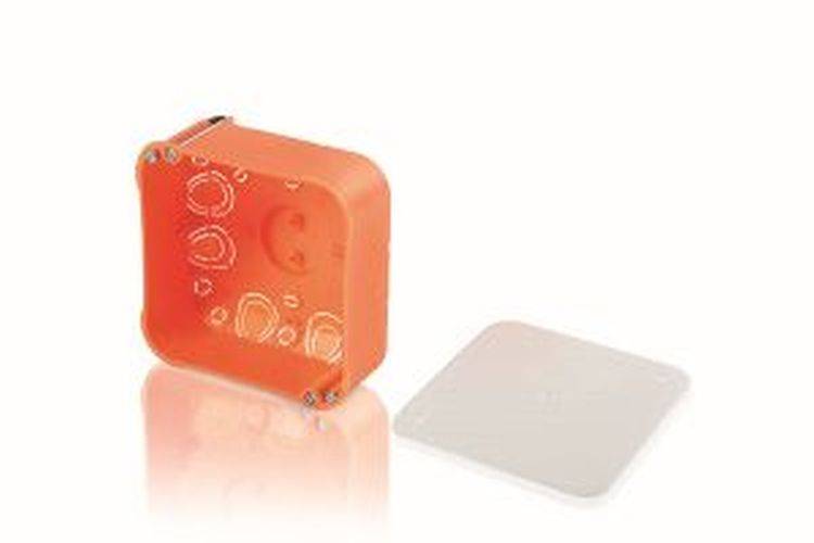 HW Abzweigkasten m. Deckel VDE E116 107x107x53mm