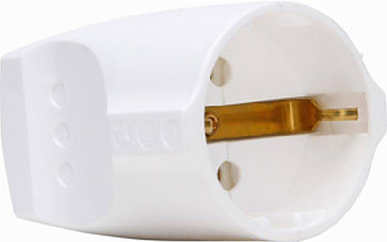 KOPP Schuko-Kupplung IP20 Kunststoff 1,5² reinweiss