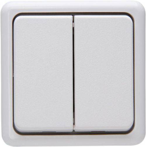 AP Serienschalter IP20 10A/250V arktis-weiss