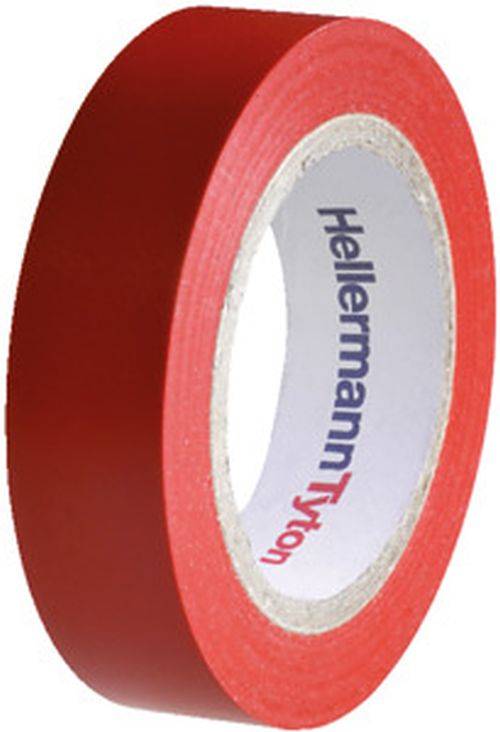 Rote Klebebandrolle mit der Aufschrift 