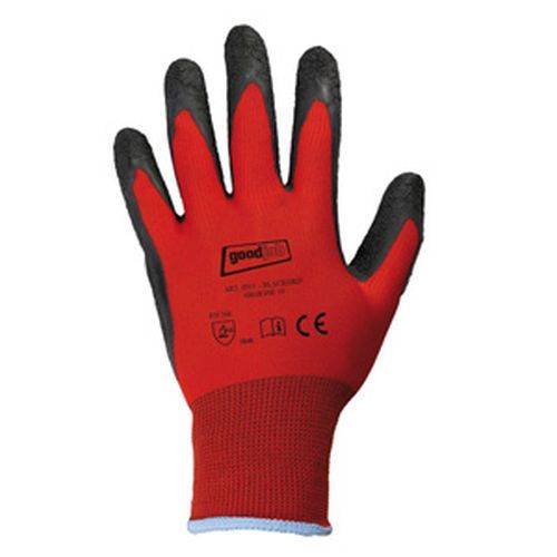 Montagehandschuh BLACK GRIPGOODJOB 0519 rot/schwarz, CAT2, Größe 10 VE12