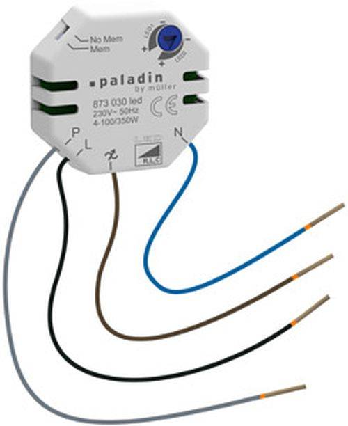 Ein runder elektronischer Apparat mit der Beschriftung 