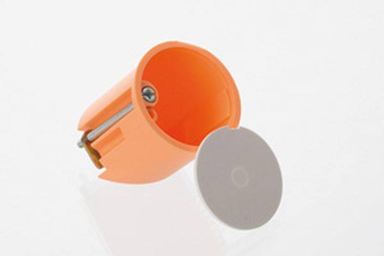 VDE HW Leuchten-Anschlussdose ø35mm, mit Deckel VE25