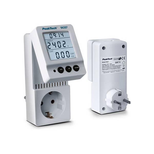 LAU Energiekostenmessgerät 0,1W Auflösung mit schwenkbarem LCD