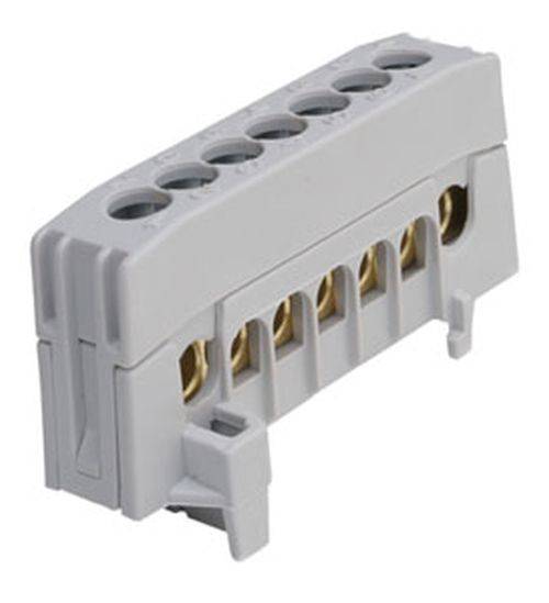 Phasen-Klemme A7-F2 202 02 68 7-pol. / 16mm² / grau