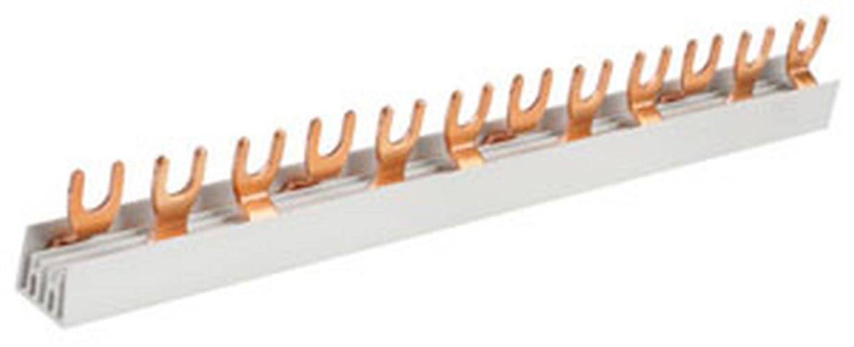 Phasenschiene 3-ph isol.-T 221 33 01 1000mm / 57TE / 10mm² /63A/ Cu