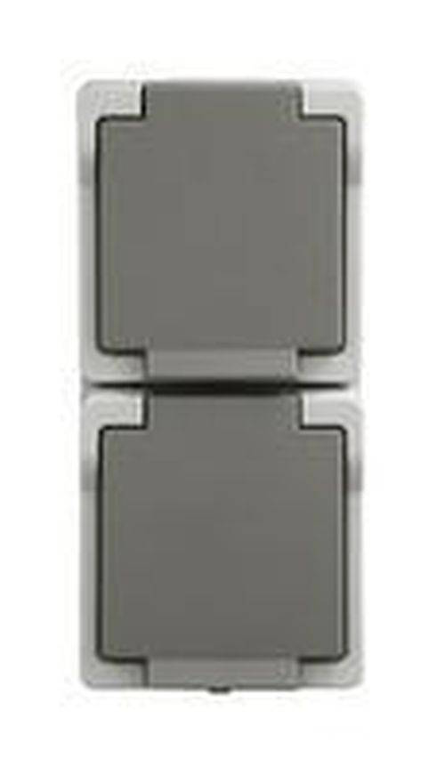 Eine Metalltür-Scharnier aus nächster Nähe betrachtet, mit zwei rechteckigen Platten, die miteinander verbunden sind und für Türen oder Schränke geeignet sind.