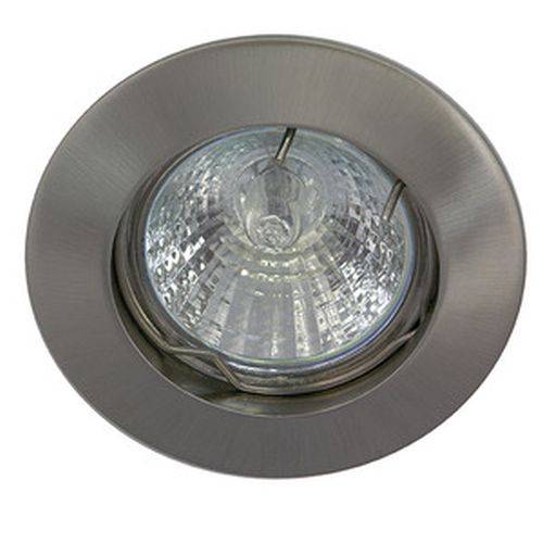 Eingelassene Deckenleuchte mit metallischem Rahmen und einer klaren, strukturierten Glasabdeckung, die dem Innenraum-Licht Fokus und Stil verleiht.