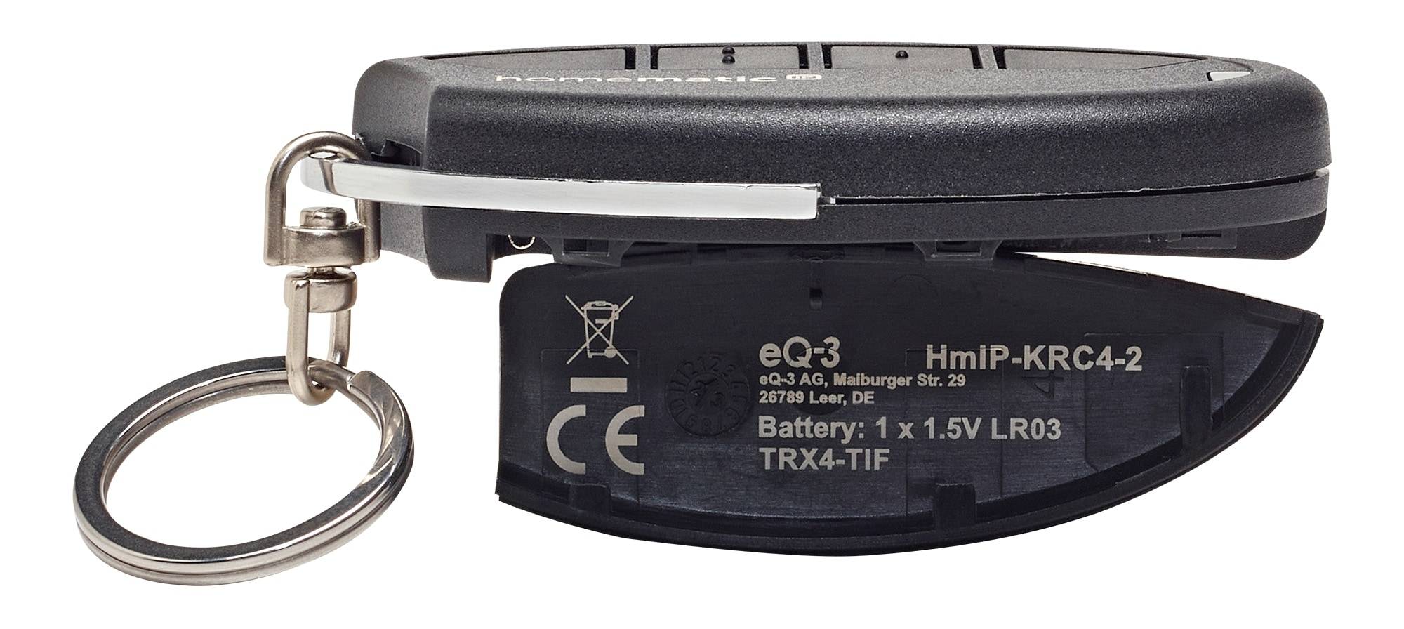 HOMEMATIC IP 160723A0 Schlüsselbundfernbedienung, 4 Tasten