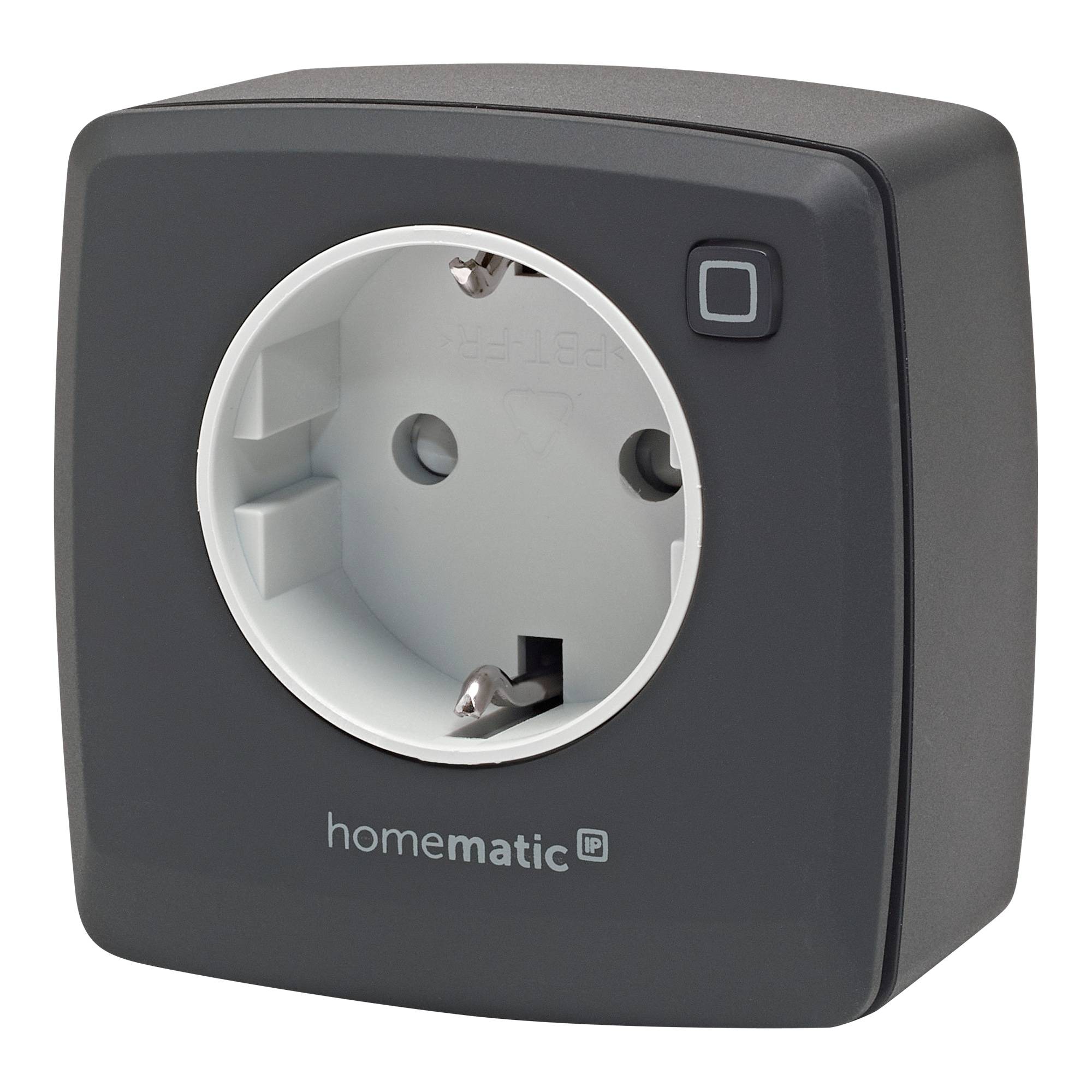 HOMEMATIC IP 161599A0, Schalt-Mess-Steckdose, anthrazit