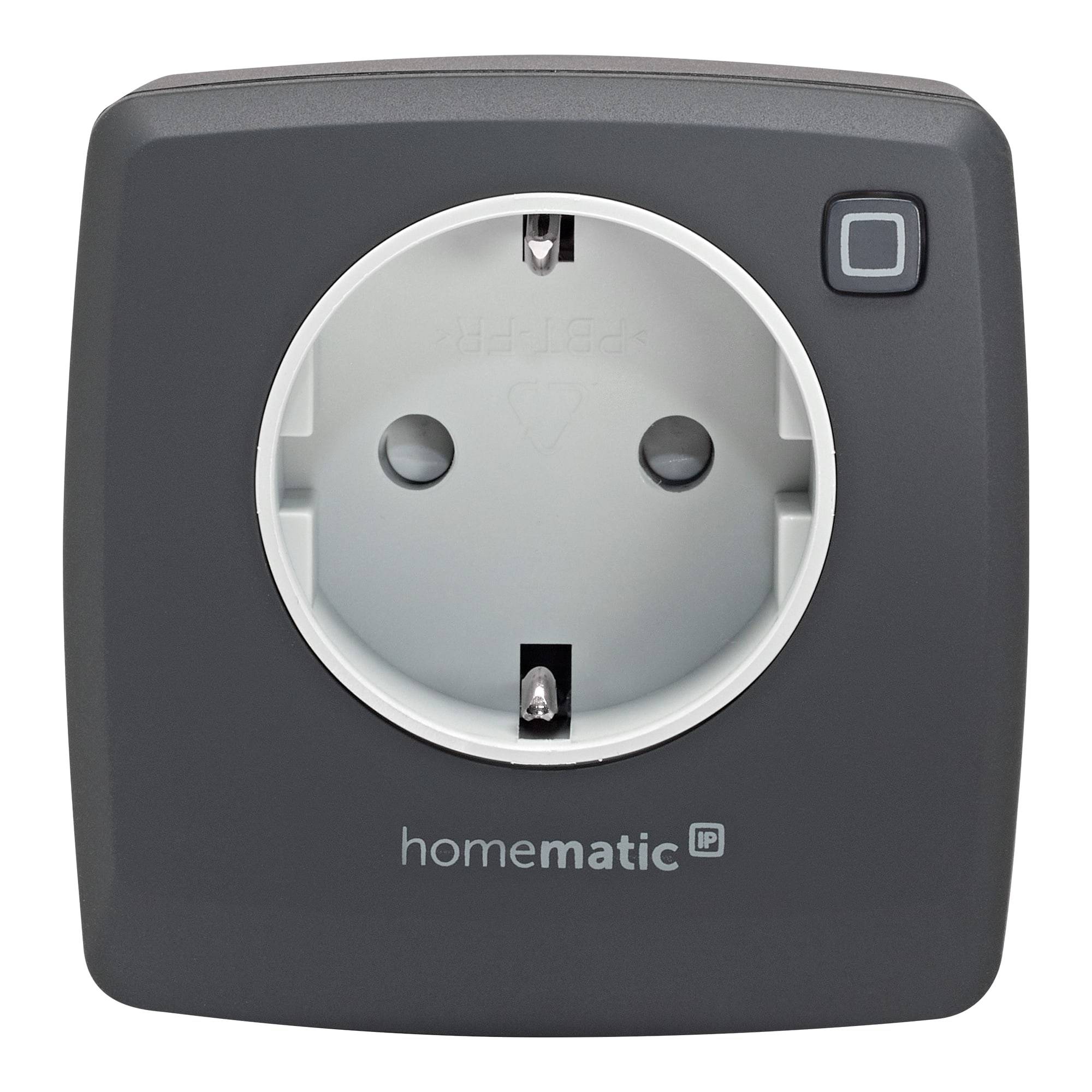 HOMEMATIC IP 161621A0, Dimmer-Steckdose, Phasenabschnitt, anthrazit