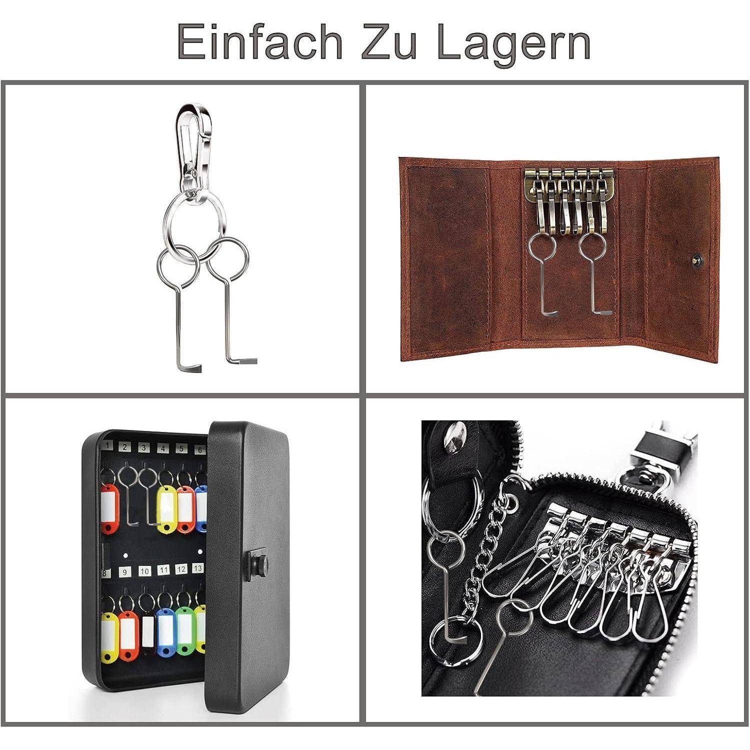 2 Stück Profi Dietrich Set Buntbartschlüssel Universal Türöffner