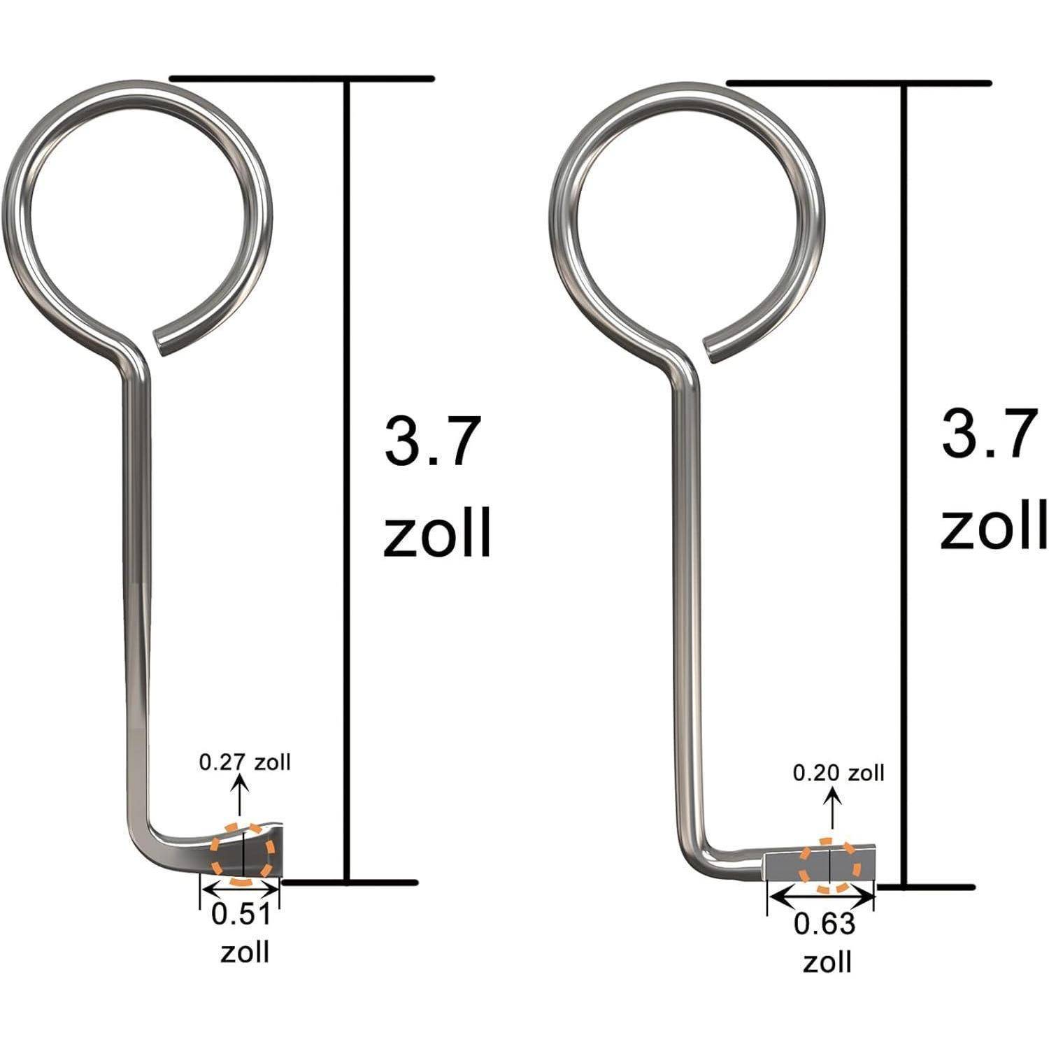 2 Stück Profi Dietrich Set Buntbartschlüssel Universal Türöffner
