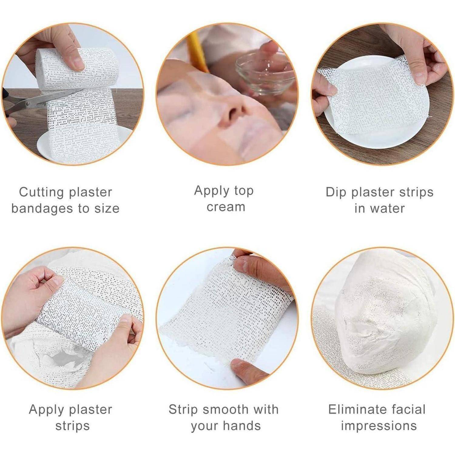 Babybauch Gipsbinden 10er Set 5cm x 3m Schwanger Geschenk Basteln