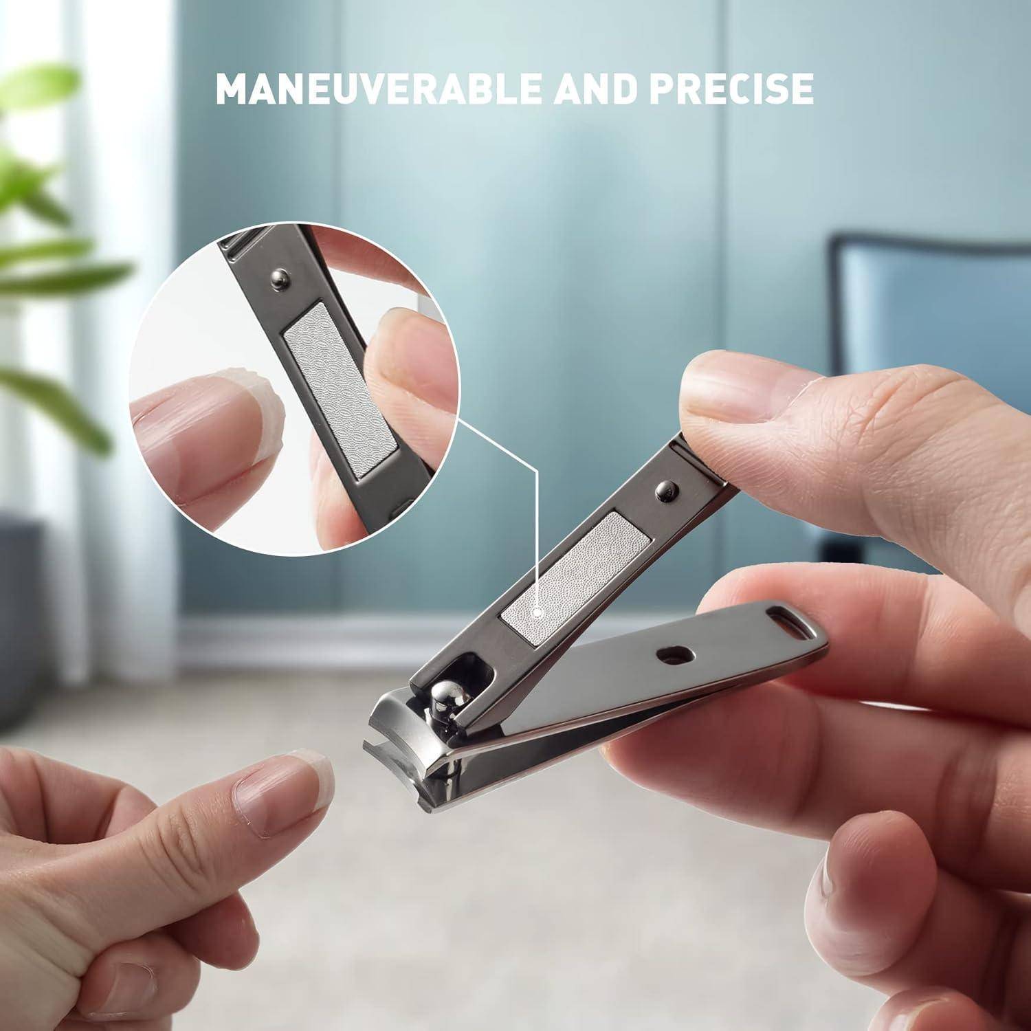 2er Set Nagelknipser für Fingernagel & Zehennagel - Nail Clipper für
