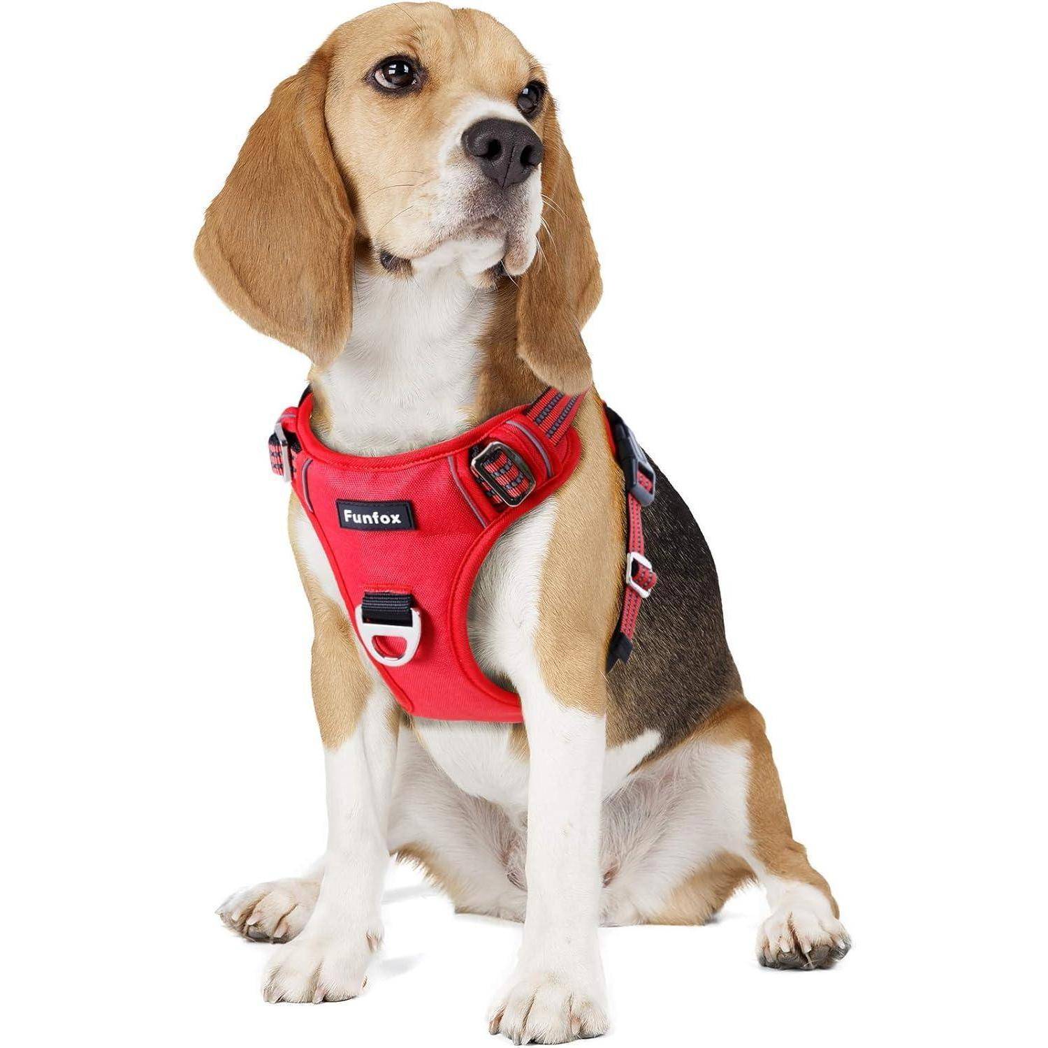 Hundegeschirr Brustgeschirr Mittelgroße Anti Zug Reflektor M Rot