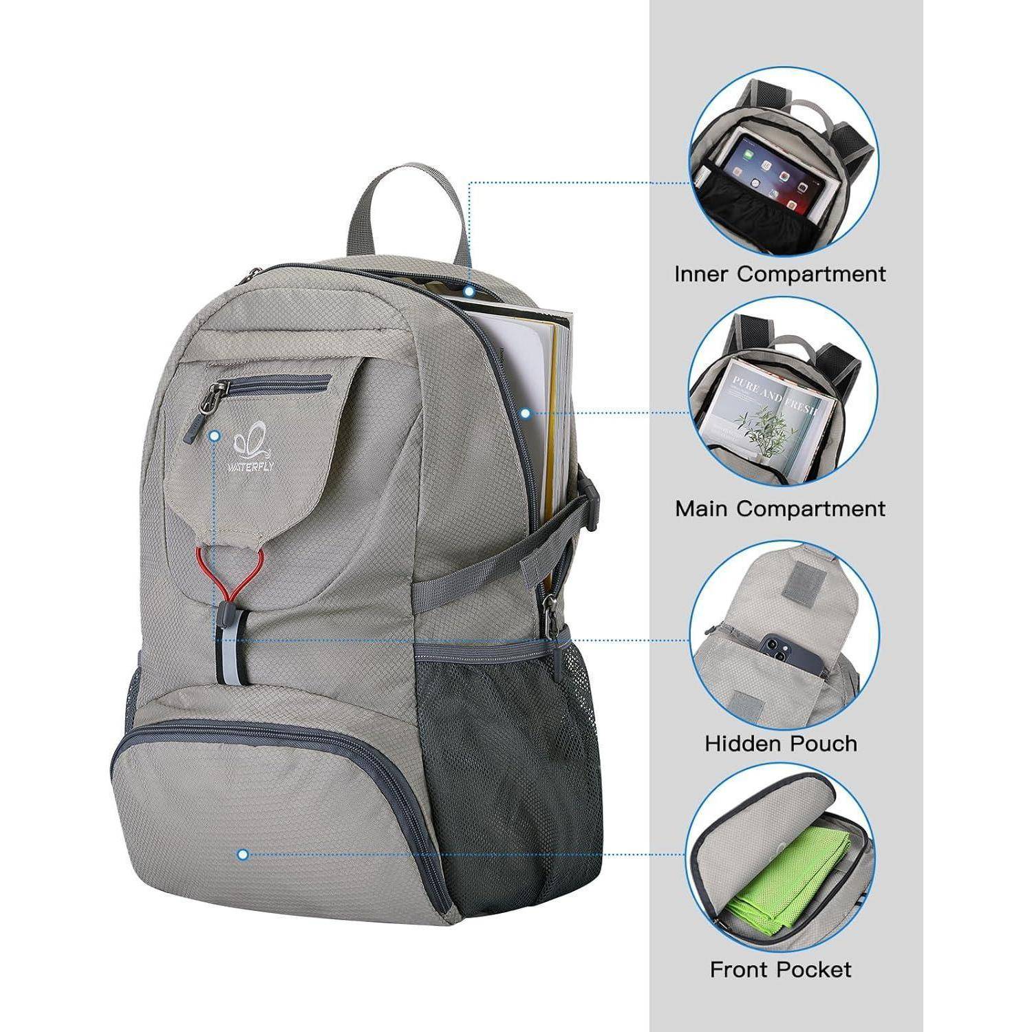 Ultraleichter Faltbarer 20L Rucksack für Outdoor Trekking Travel