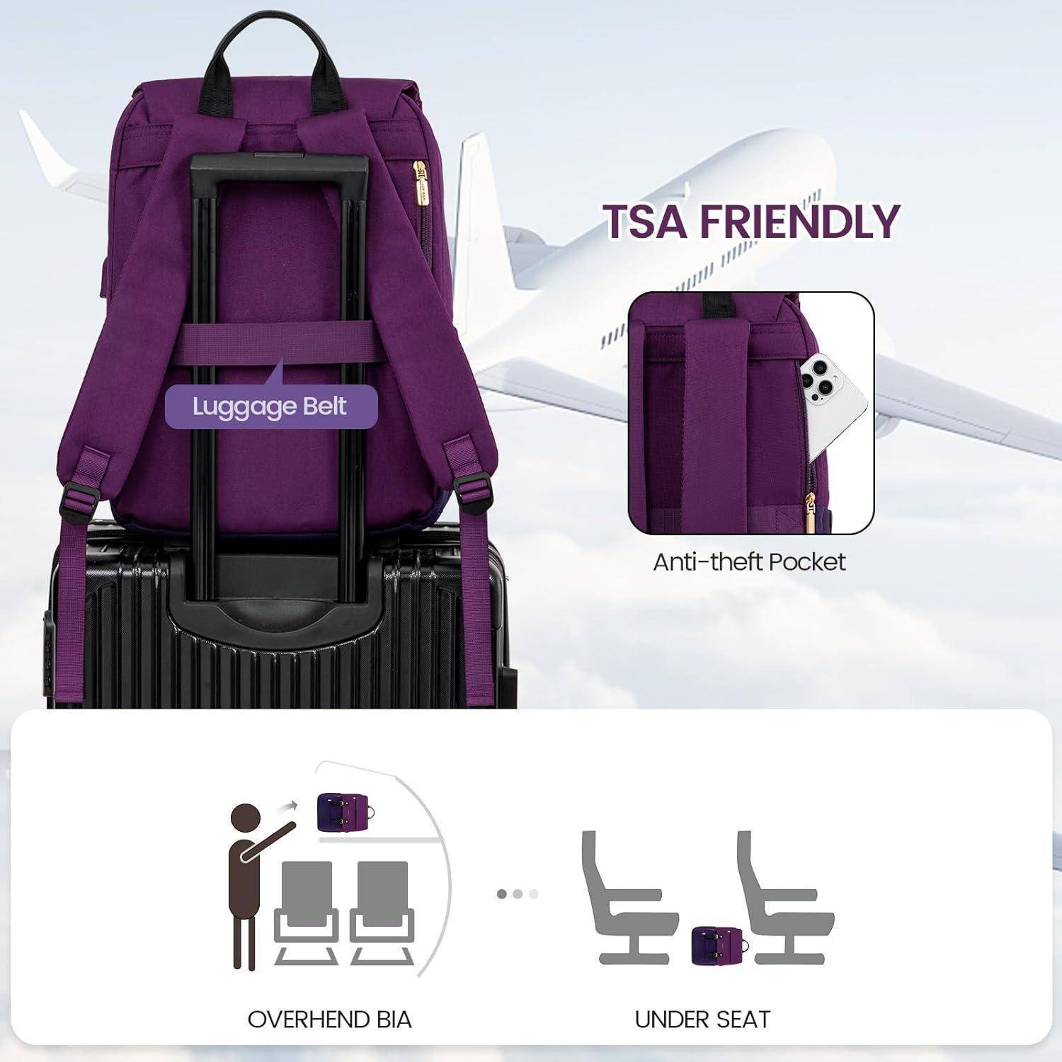 Kinder Rucksack Lila blau-violett