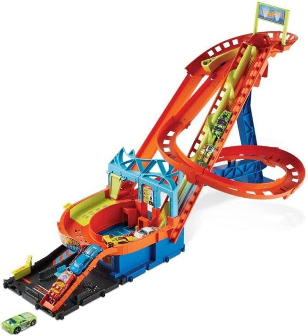 Hot Wheels Achterbahn Rallye One Size Multi Auto ab 4 Jahre