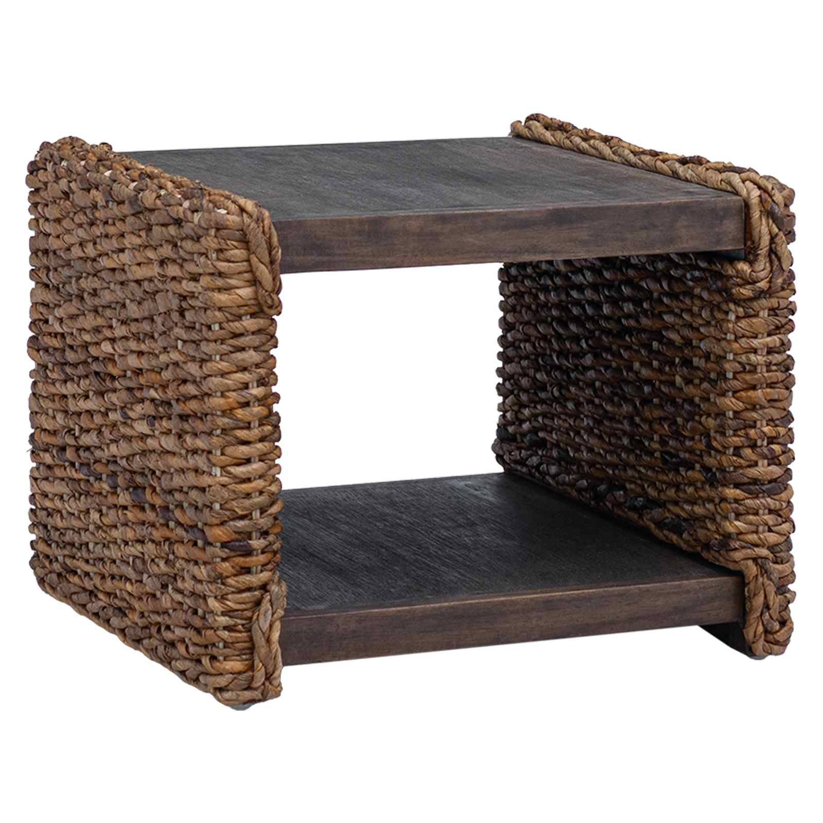 vidaXL Couchtisch Natur 45 x 45 x 45 cm Massives Mahagoni Holz
