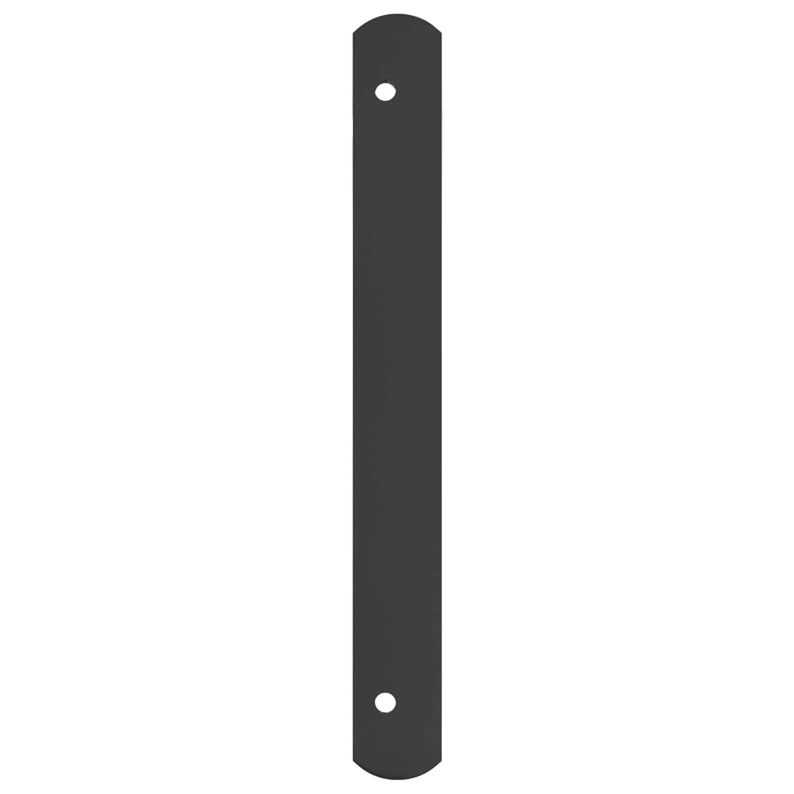 vidaXL Fenstergitter 176 x 30 cm Pulverbeschichteter Stahl Schwarz