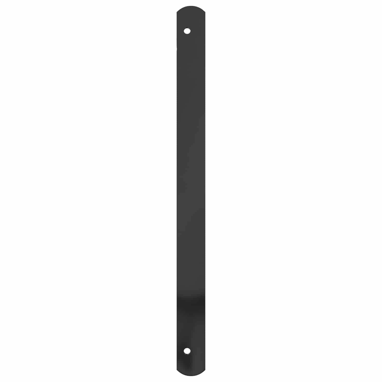 vidaXL Fenstergitter 75,5 x 45 cm Pulverbeschichteter Stahl Schwarz